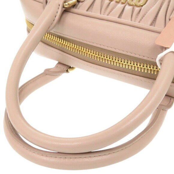 Miu Miu Matelasse Arcadi leather pink handbag shoulder bag - Picture 6 of 8